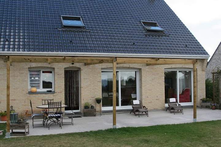 Douglas Bois Imputrescible : Pergola murale 6.00 x 4.00 m?tres Bois DOUGLAS Douglas Bois Imputrescible : Pergola murale 6.00 x 4.00 m?tres Bois DOUGLAS
